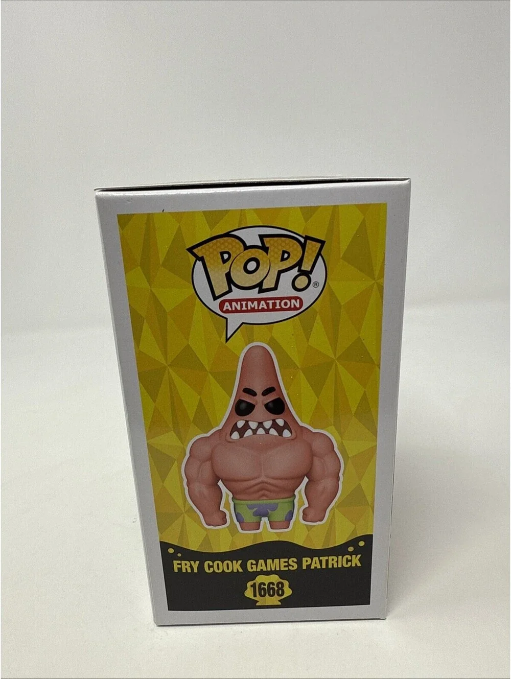 Funko Pop! SpongeBob Fry Cook Patrick #1668 w/ Muscles - (NEW in PROTECTOR)